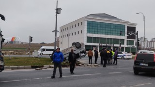 Elazığda emniyet kemeri hayat kurtardı