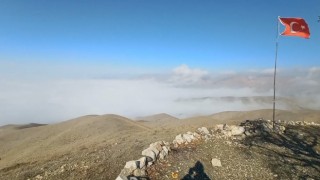 Elazığda sis tabakası görsel şölen sundu