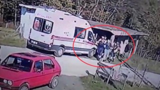 Elma ağacı budarken düşen kişi ağır yaralandı
