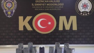 Erzincanda 11 adet kaçak cep telefonu ele geçirildi