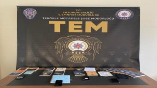 Erzurumda FETÖ/DEAŞ/El Kaide terör örgütlerine yönelik operasyon: 12 gözaltı