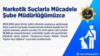 Esenboğa Havalimanında uyuşturucu operasyonu