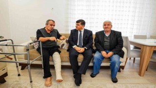 Fadıloğlu, taburcu olan Ökkeş Koçu ziyaret etti