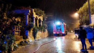 Fethiyede ev yangını
