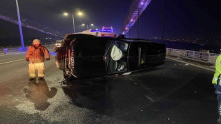 FSM Köprüsünde zincirleme kaza: 3 yaralı