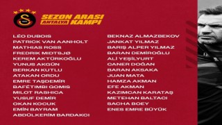 Galatasarayın Antalya kamp kadrosu belli oldu