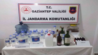 Gaziantep jandarmasından dev sahte ve kaçak alkol operasyonu: 35 gözaltı