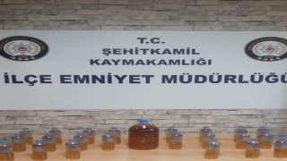 Gaziantepte 16 litre sahte alkol ele geçirildi