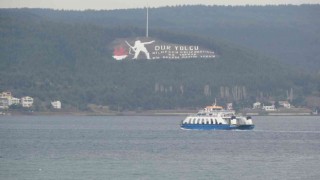 Gökçeada ve Bozcaadaya bugün ve yarınki feribot seferleri fırtına nedeniyle iptal edildi