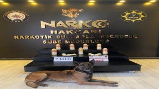 Hakkaride 7 kilo metamfetamin ele geçirildi