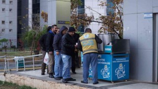 Haliliyede gönülleri ısıtan çorba ikramı