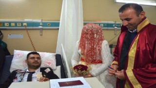 Hastane odasında nikah
