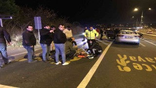 Hastane önünde kaza: 1 yaralı