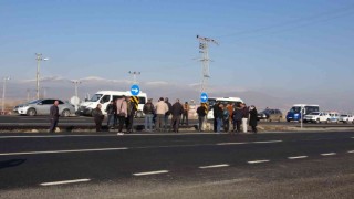 Hastane yolunda kavşak eylemi