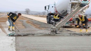 Havza OSBye 1,8 kilometrelik beton yol