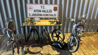 Hırsızlık suçundan yakalandı, evinde çok sayıda motosiklet parçası ele geçirildi