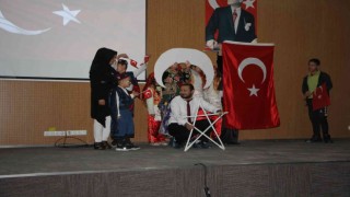 Hisarcıkta engelli öğrencilerin gösterileri büyük beğeni topladı