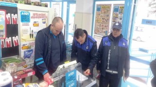 Hisarcıkta marketlere denetim