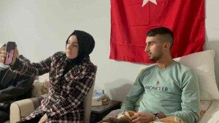 İçişleri Bakanı Soylu Irakın kuzeyinde yürütülen operasyonda sol bacağını kaybeden Trabzonlu gazi er Bünyamin Kocaman ile görüştü