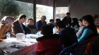 İlçede yetiştirildi, öğrencilere ikram edildi