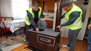 İlkadımdan 55 aileye soba yardımı