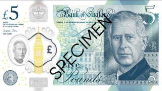 İngiltere Kralı III. Charlesın yer aldığı banknotlar ilk kez görücüye çıktı