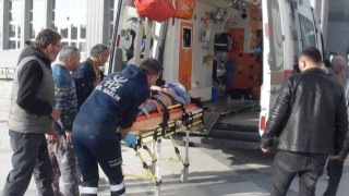 İnşattan düşen işçi yaralandı