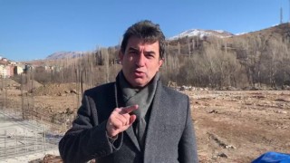 İspir Millet Bahçesinde kış mevsimine rağmen çalışmalar sürdürülüyor