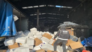 İstanbulda ele geçirilen 123 ton kaçak tütün ve tütün mamülleri imha edildi
