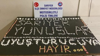 İstanbulda kokain operasyonu kamerada: Yarım milyon liralık ele geçirildi