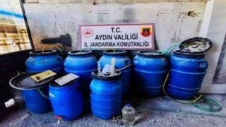 Jandarma yılbaşı öncesi 5 bin 805 litre kaçak alkol ele geçirildi