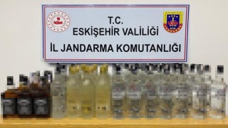 Kaçak ve sahte bandrollü 68 litre alkollü içki ele geçirildi