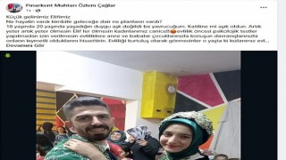 Kadın muhtardan koca kurbanı Elif için duygusal paylaşım