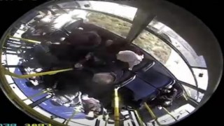 Kahramanmaraşta 12 kişinin yaralandığı kaza güvenlik kamerasında