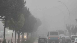 Karabükte yoğun sis görüş mesafesini kısalttı