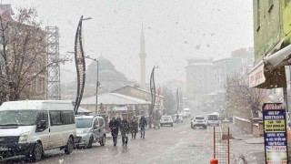 Karlıovada kar yağışı başladı