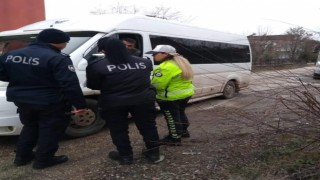 Kastamonuda öğrenci servisleri denetlendi