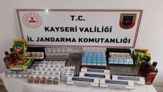 Kayseride 725 paket kaçak sigara ele geçirildi