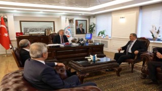 KAYSO ve OSB Başkanlarından, Başkan Mustafa Palancıoğluna ziyaret