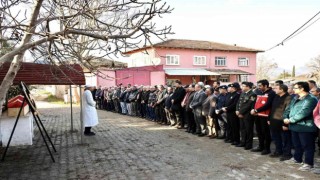 Kıbrıs gazisi son yolculuğuna uğurlandı
