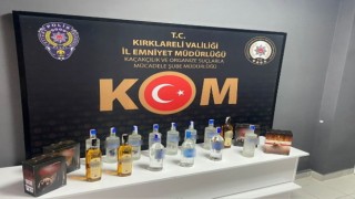 Kırklarelinde sahte içki operasyonu: 2 gözaltı