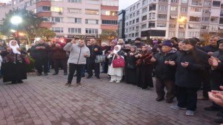 Kırklarelinde umre yolcuları dualarla uğurlandı