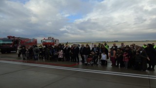 Koca Seyit Havalimanı engelli çocukları ağırladı