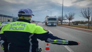 Konyada kış lastiği denetimleri başladı