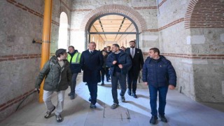Kültür ve Turizm Bakanı Ersoy, Rami Kışlasında incelemelerde bulundu