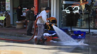 Kumlucada selin izleri siliniyor