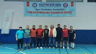 Kütahyada eğitim çalışanları voleybol turnuvası