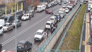Kütahyada trafik kazaları saniye saniye kaydedildi