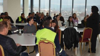 Lapseki Belediyesi personeline Temel İş Sağlığı ve Güvenliği Eğitimi verildi