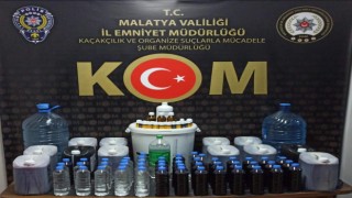 Malatyada 128 litre sahte alkol ele geçirildi